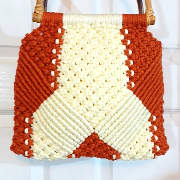 Handmade macrame bag - Picture 4 of 10